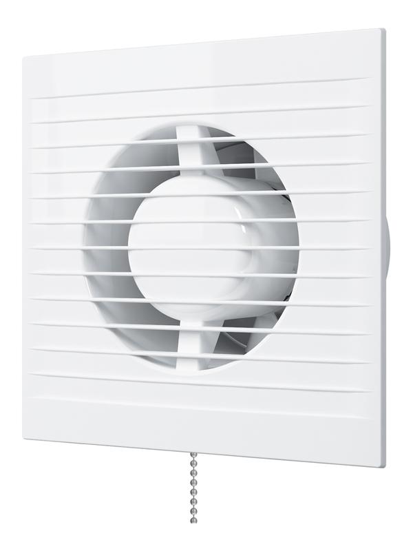 Вентилятор вытяжной осевой 100мм с тягов. выкл. AURAMAX A 4-02