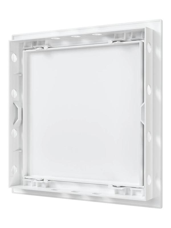 Люк-дверца ревизионный нажимной 218х218мм фланец 196х196мм AURAMAX AD2020