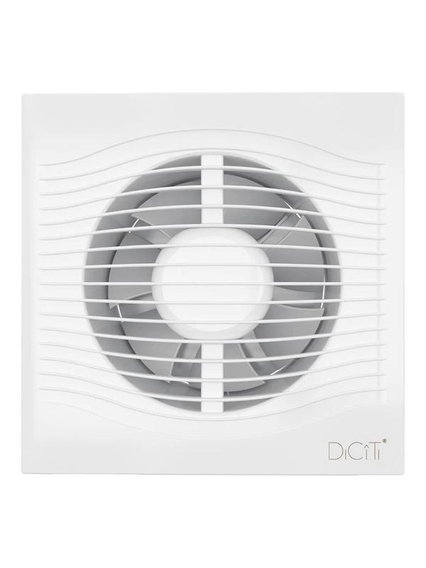 Вентилятор вытяжной осевой 150мм обратн. клапан бел. DiCiTi SLIM 6C