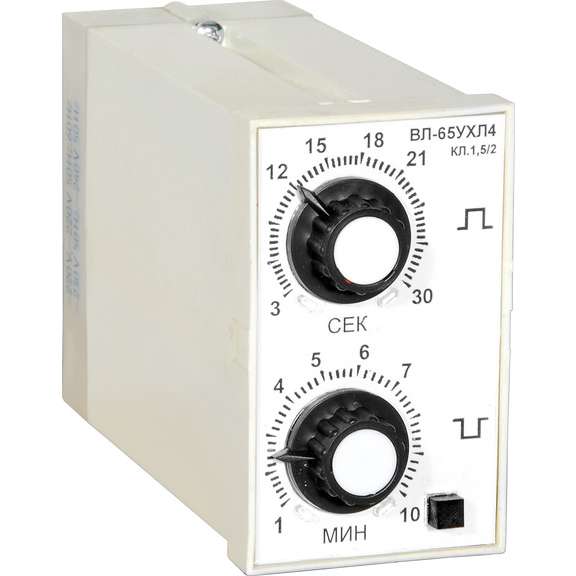 Реле времени ВЛ-65 УХЛ4 110/220В 3-30ч циклическое ток контактов исполнит. реле 4А 1НО+1НЗ A8011-76912165