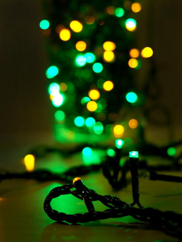 Гирлянда ILD400C-GM 400LED мульти 20м 8 реж. Shlights 4690601043764