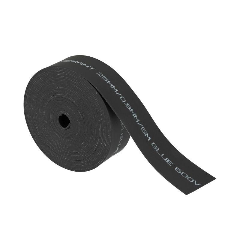 Лента термоусаживаемая ТЛ-0.8 25х0.8мм с клеевым слоем черн. 5м Rexant 48-9006