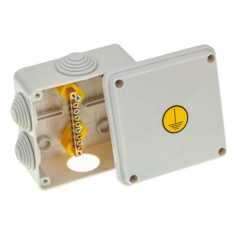 Коробка распределительная ОП 100х100х50мм IP55 для уравн. потенциалов ГУСИ С3В106 КУП Евро