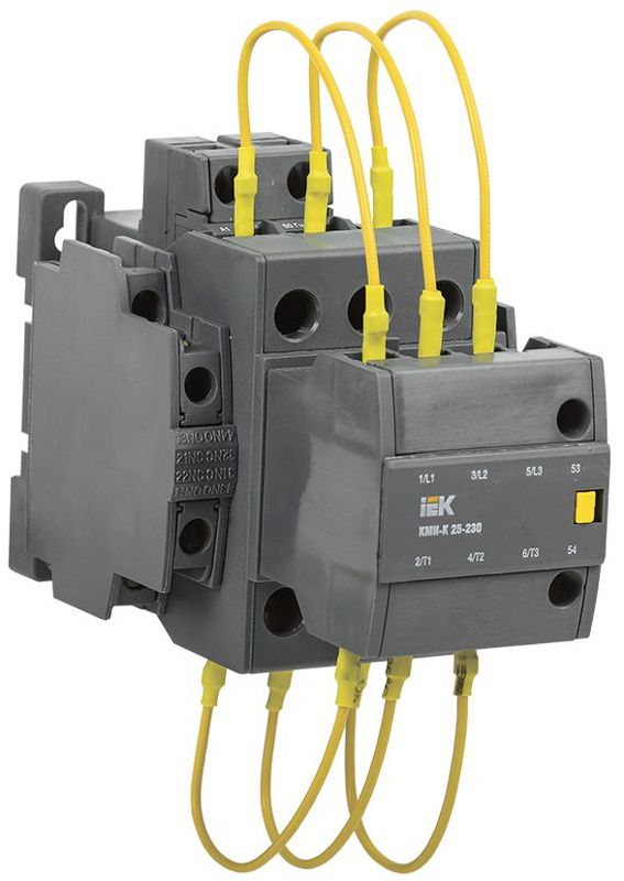 Контактор для конденсаторов КМИ-К 25кВАр KARAT IEK KKMK-25-230-01