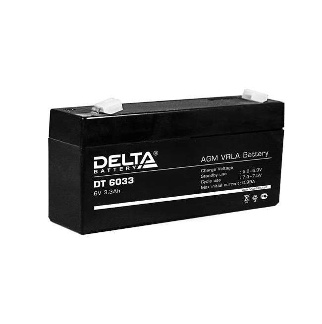 Аккумулятор ОПС 6В 3.3А.ч DT 6033 Delta 4614010040030