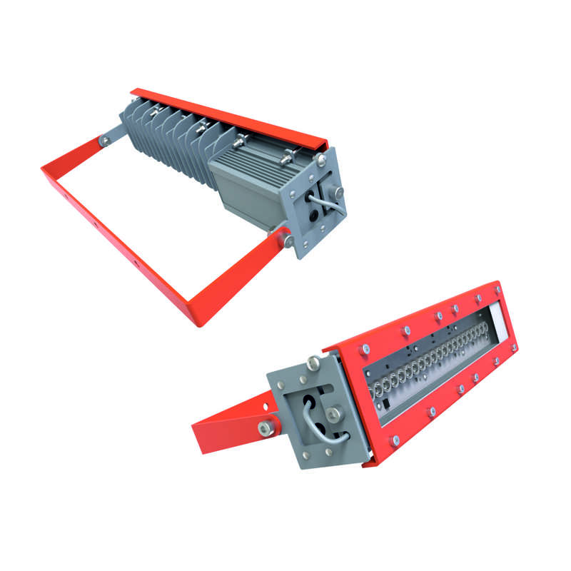 Светильник светодиодный взрывозащ. LAD LED R320-1-120G-230AC-30L Ex 35Вт 5000К IP66 3825лм 100-305В КСС типа "Д" крепление на лире бел. ЛАДзавод LADLED1120G230AC30L