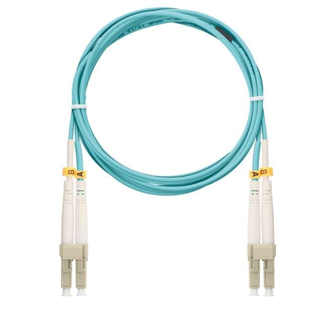 Патч-корд NMF-PC2M3C2-LCU-LCU-005 волоконно-оптический (шнур)соед. 50/125 (ОМ3) LC/UPC-LC/UPC двойн. LSZH нг(В)-HFLTx 5м NIKOMAX NMF-PC2M3C2-LCU-LCU-005