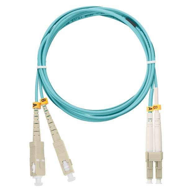 Патч-корд NMF-PC2M3C2-SCU-LCU-001 волоконно-оптический (шнур)перех. 50/125 (ОМ3) SC/UPC-LC/UPC двойн. LSZH нг(В)-HFLTx 1м NIKOMAX NMF-PC2M3C2-SCU-LCU-001