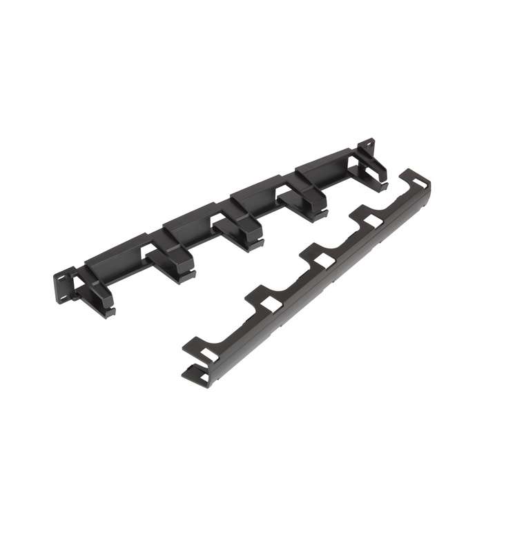 Органайзер кабельный NMC-OP700C 19дюйм 1U глуб. колец 70мм пласт. с крышкой черн. NIKOMAX NMC-OP700C