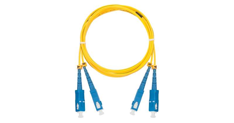 Патч-корд NMF-PC2S2C2-SCU-SCU-002 волоконно-оптический соед. одномод. 9/125мкм стандарта OS2 SC/UPC-SC/UPC двойн. LSZH нг(В)-HFLTx 2мм желт. 2м NIKOMAX NMF-PC2S2C2-SCU-SCU-002