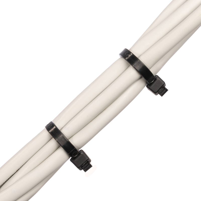 Хомут кабельный КСС 8х200 нейл. черн. (уп.100шт) Fortisflex 50281