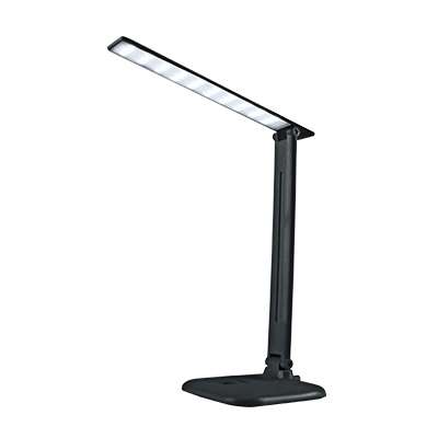 Светильник светодиодный настольный ССО 02Ч 10Вт 4000К 625лм сенсор-диммер адаптер черн. IN HOME 4690612013480