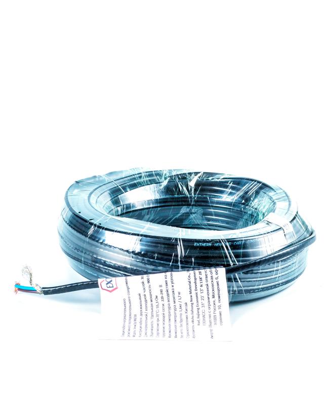 Секция нагревательного резистивного двухжил. кабеля 30Вт/м 630Вт (площадки/кровли) термопласт (дл.21м) Extherm SNOW/2p 630/30