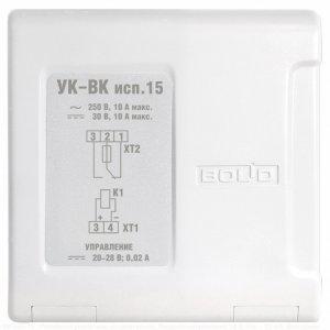 Устройство коммутационное УК-ВК (исп. 15) (усил. рел. на 1 кан.; вх. напр. 24В 20мА вых. до 250В 10А) Болид 259855