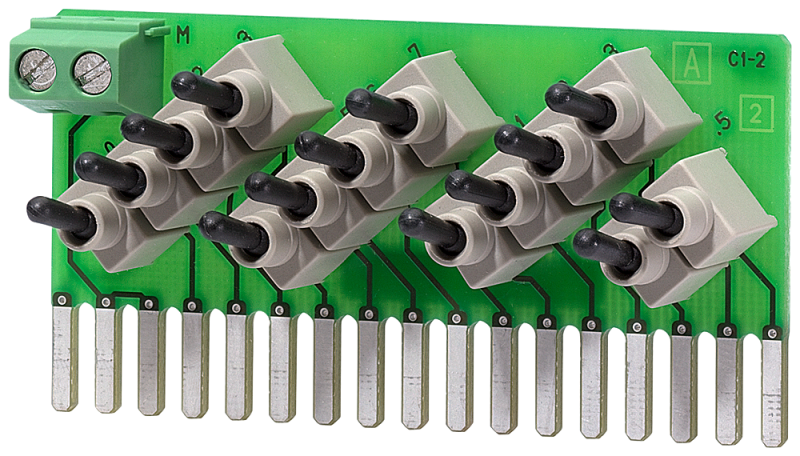 Модуль имитации входных дискретных сигналов программируемого логического контроллера