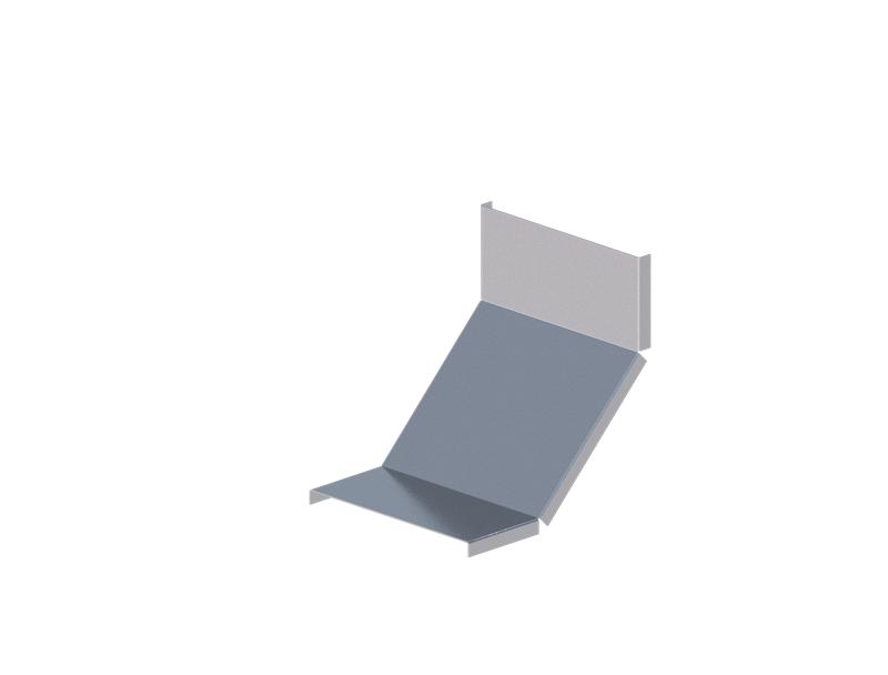 Крышка для угла внутр. 90град. осн.200 сталь 1мм ЛМсК-90В цУТ1.5 гор. оцинк. СОЭМИ Н0121420124