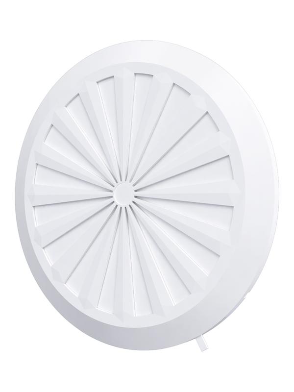 Решетка универсальная регулируемая D180 с фланцем D90-160 ERA 10RKU