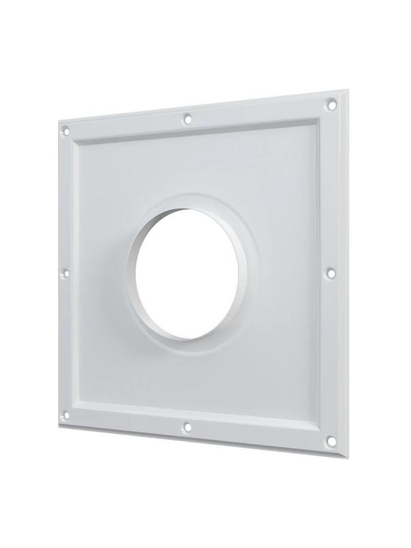 Площадка торцевая металлическая 300х300 с фланцем D120 ERA 120ПТМ (30х30)