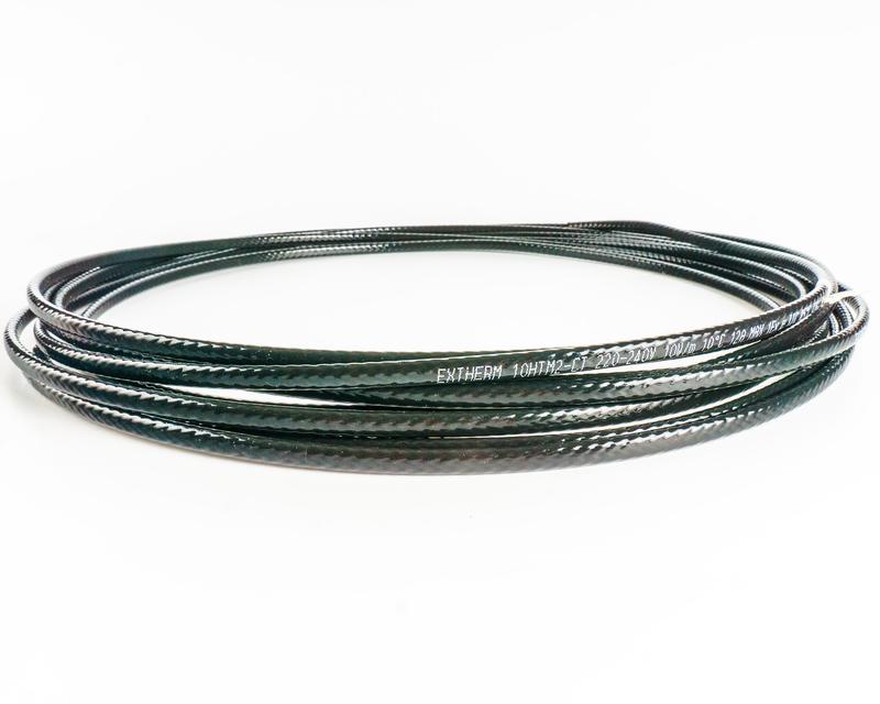 Кабель нагревательный саморег. 25Вт/м 20AWG для обогрева труб (внутр./внешн.) фторопласт Extherm 25HXTM2-CT