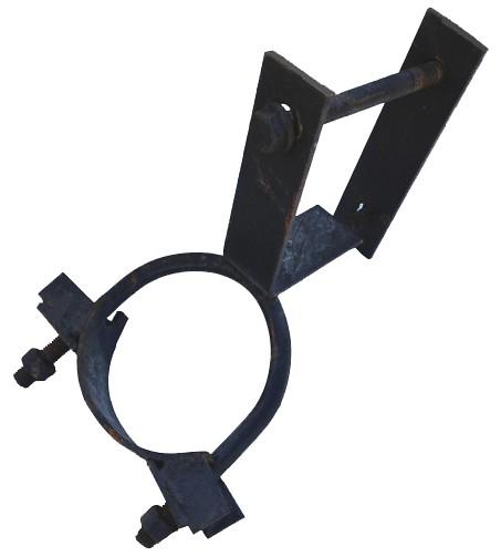 Крепление подкоса для деревянных опор (по альбому 26.0004) У-101 покрытие черн. лак АЭМЗ 00002367