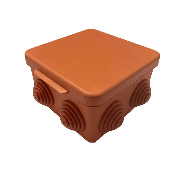 Коробка распределительная ОП 100х100х55мм IP54 негорюч. оранж. ГУСИ С3В108 Нг Евро