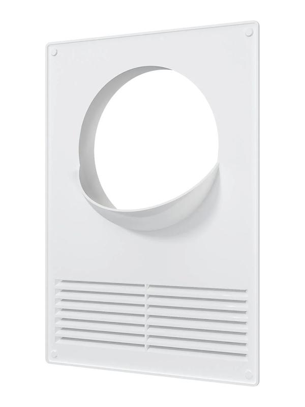 Площадка торцевая пластиковая с решеткой 180х250 фланец D120 ERA 120ПТПР