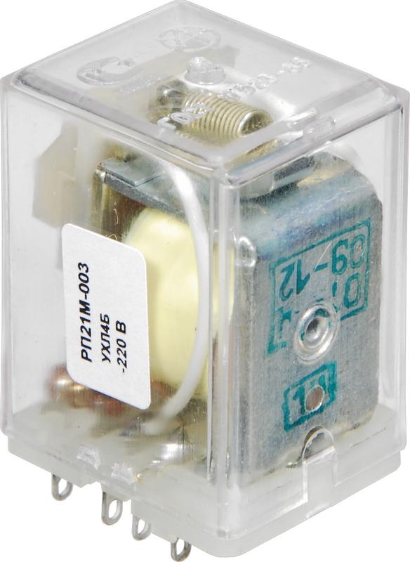 Реле промежуточное РП21М-003 УХЛ4Б 110В DC ток контактов 5А 0з+0р+3п Электротехника МПО A8028-20037000