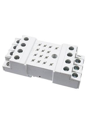 Цоколь GZ14U-01 к реле R15 4 перекл. контакта на рейку DIN35 Relpol A8130-592027