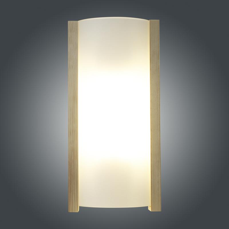 Светильник НББ 01-2х60-504 "Карелия" 370х180х66 "Мелани" матов./сосна (инд. упак.) Элетех 1005206027