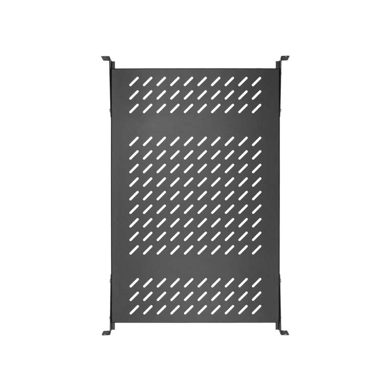 Полка стационарная 19дюйм 437х660мм для шкафа и стойки Г=800мм черн. NIKOMAX TLK-SHFC-660F-BK