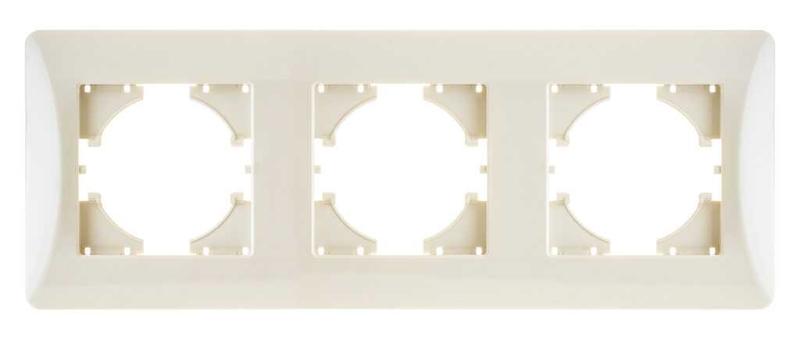 Рамка 3-м Ugra беж. GUSI С1130-003