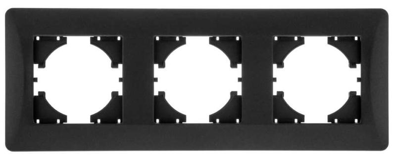 Рамка 3-м Ugra графит GUSI С1130-010