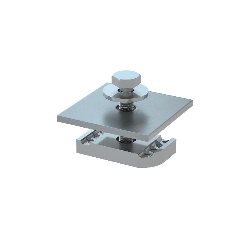 Прижим лестничного лотка к страт-профилю STPR КМ LO14290