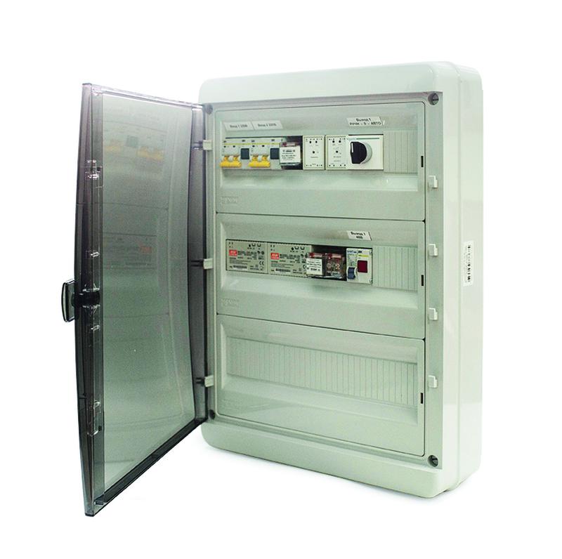 Блок управления по двум фидерам ДН-3 2х220-2х48 АП аккумуляторный буффер Световод БУ.012.01