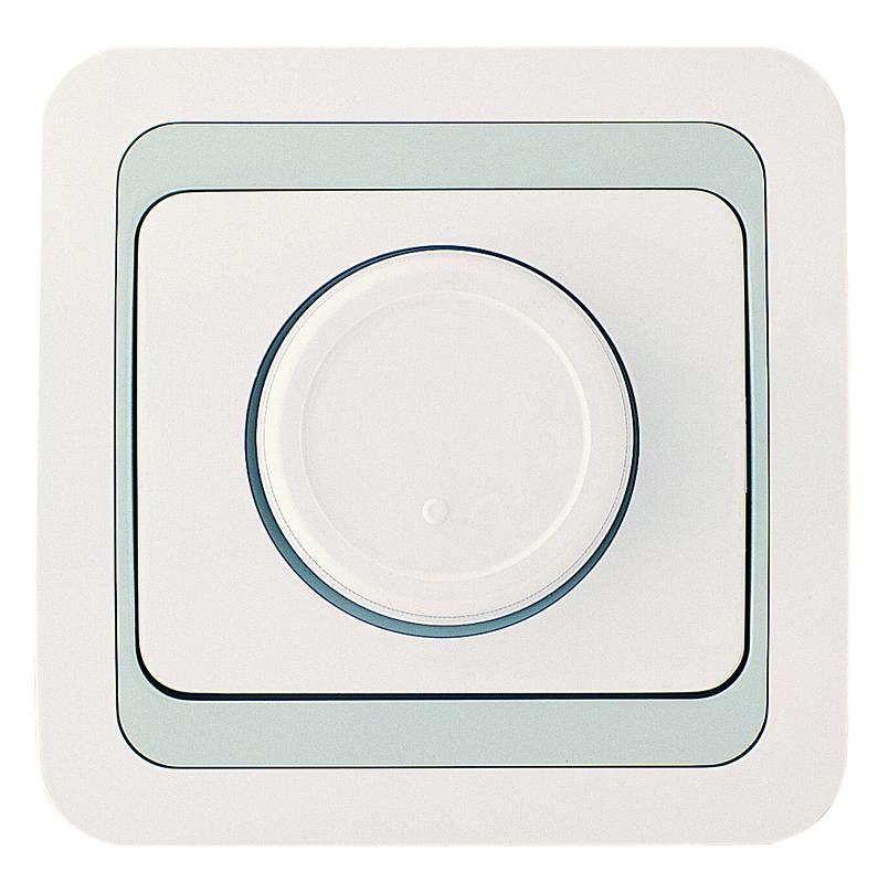 Светорегулятор 600Вт Mimoza бел/сер. 12411