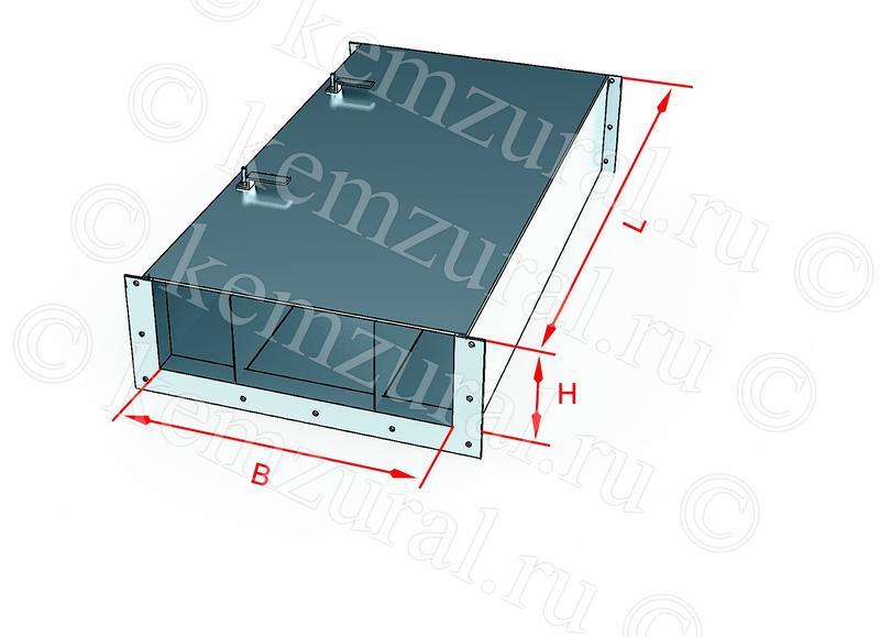 Короб ККБ-3ПО-0.2/0.5-2(2.0мм)гор.цинк КЭМЗ 605 502026 49