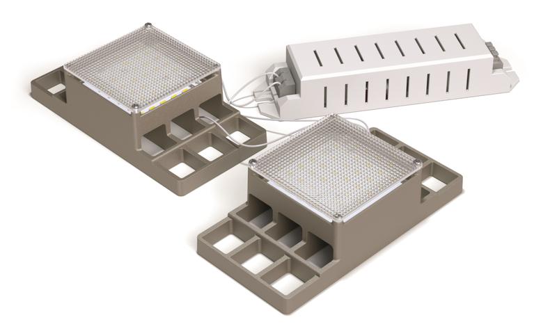 Светильник АТ-ДВО-07-33-14-X "Albatross" 33Вт 4100лм LED 4000К 120град IP20 микропризма (решетка 75х75) АТОН АТДВО073314X