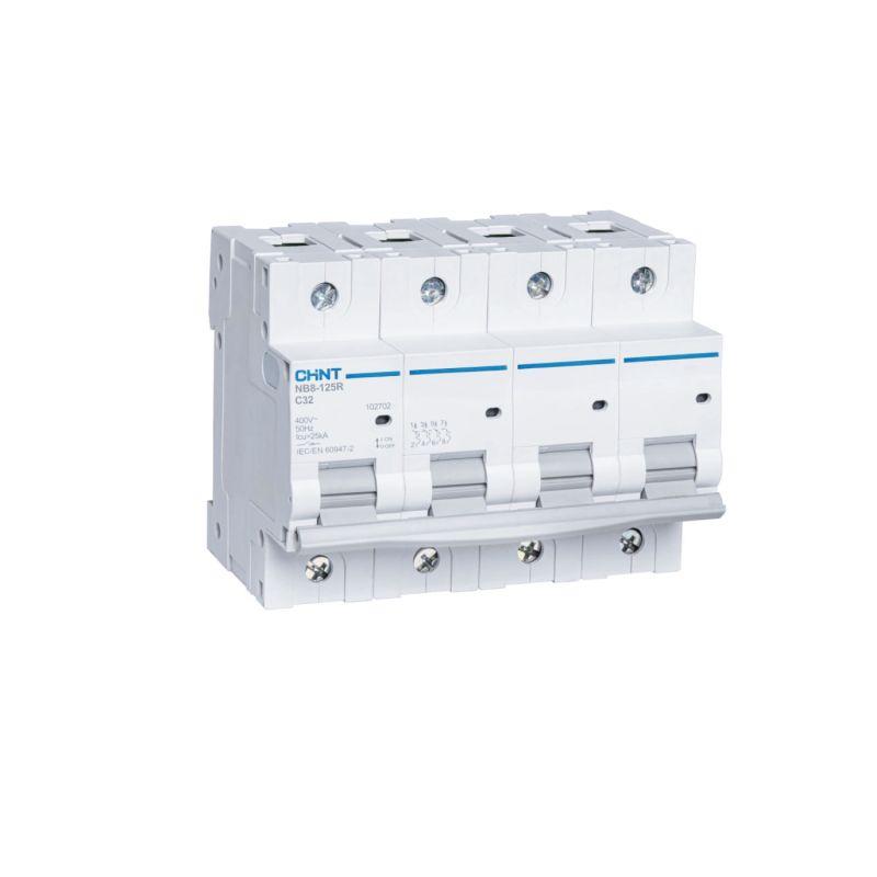 Выключатель автоматический модульный 4п D 25А 25кА NB8-125R (R) CHINT 559878