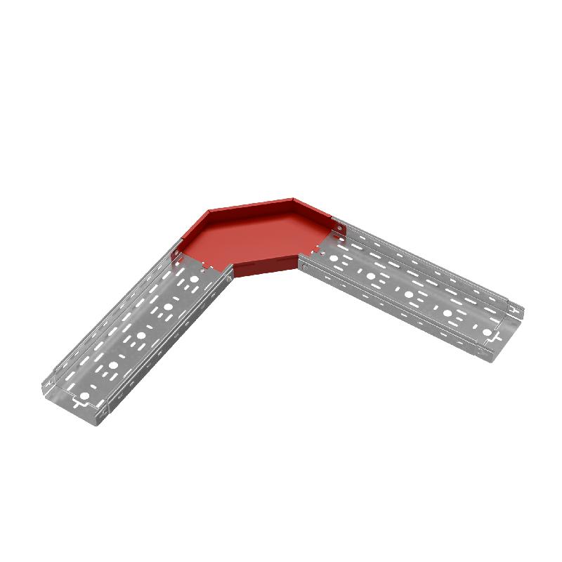 Угол для лотка горизонтальный 90град. 150х50 сталь "ПЛЮС" GLplus90-50-150 INOX304 КМ PL5548