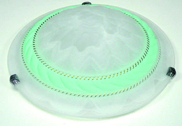 Светильник 1х60 "Орхидея" d25 1х60Вт E27 IP20 зел. арм. хром 2225 Альфа Лайт 2532