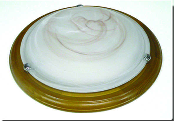 Светильник 3х60 "Италия" d46 3х60Вт E27 IP20 корич. арм. дуб 1702 Альфа Лайт 4005/д