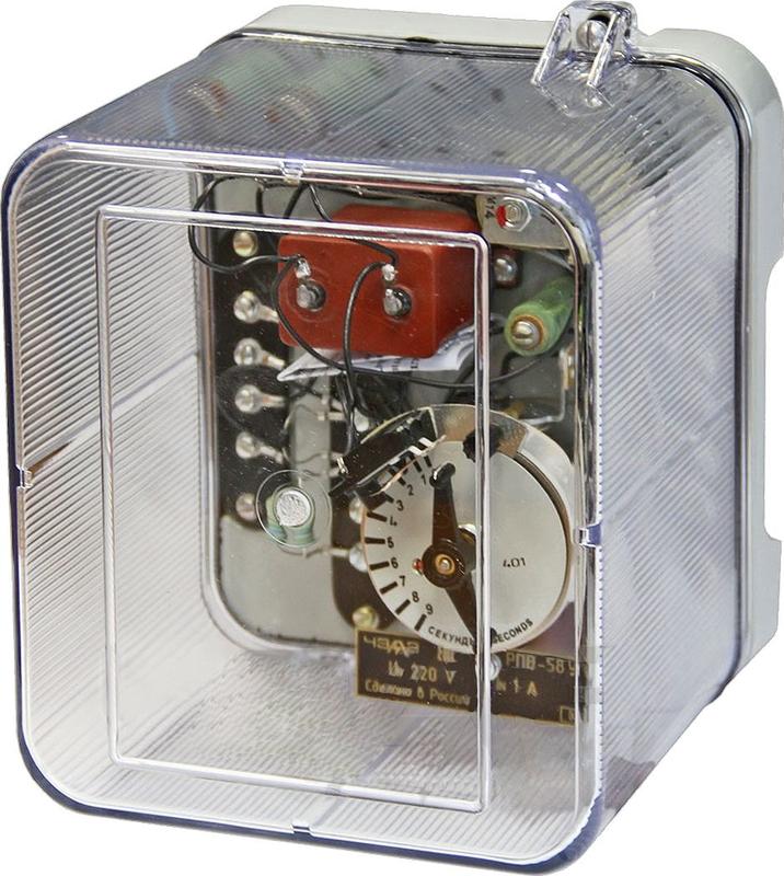 Реле времени РПВ-58 220В 4А задн. присоед. ЧЭАЗ A8119-34125810