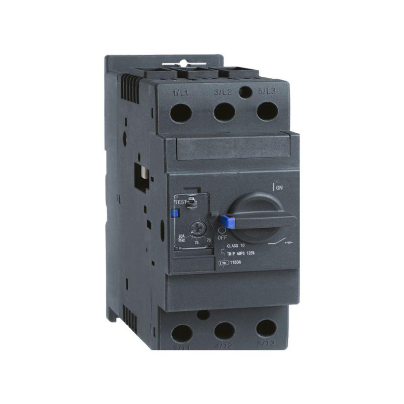 Выключатель автоматический для защиты двигателя NS8-80X E 48-63А (тип B) с поворотной рукояткой CHINT 570096