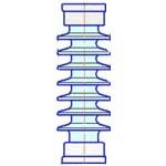 Изолятор опорный стержневой С4-195-II УХЛ 1 ЮАИЗ 510202081