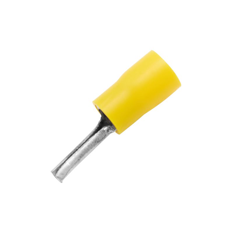 Наконечник изол. штыревой круглый 2.5-6кв.мм А=2.6мм желт. (уп.50шт) DKC 2C1P