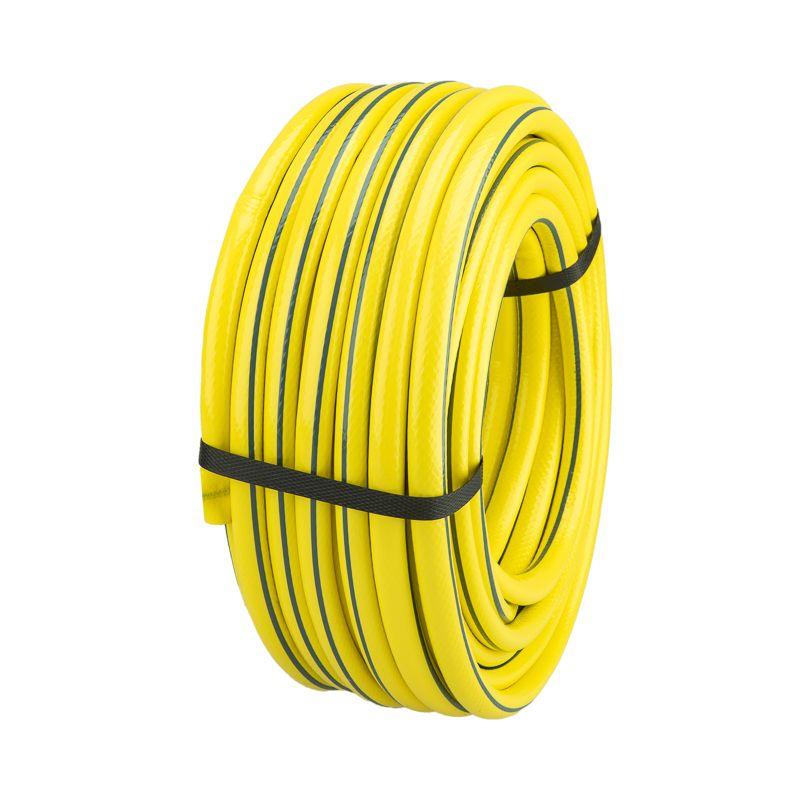 Шланг поливочный ПВХ 3-х слойный армированный 1/2дюйм 25м Профи Плюс ЧЕТЫРЕ СЕЗОНА 62-0228-1