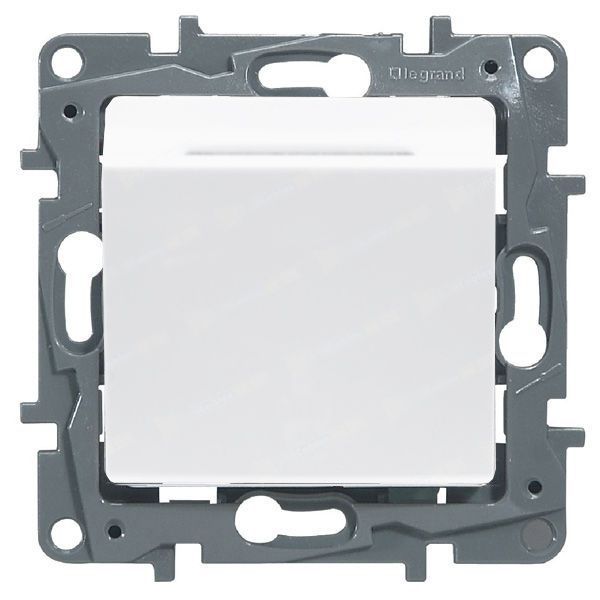 Выключатель карточный 1-кл. СП Etika 2А IP20 с выдержкой времени и подсветкой для гостиничных номеров механизм бел. IEK 672293