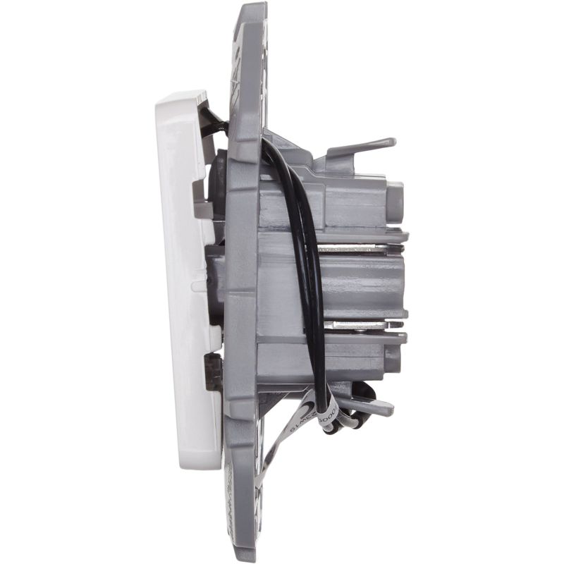 Выключатель 1-кл. Inspiria 10А IP20 250В 10AX с подсветкой/индикацией механизм бел. IEK 673610