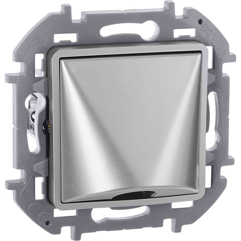 Вывод кабеля Inspiria с зажимом для крепления алюм. IEK 673892