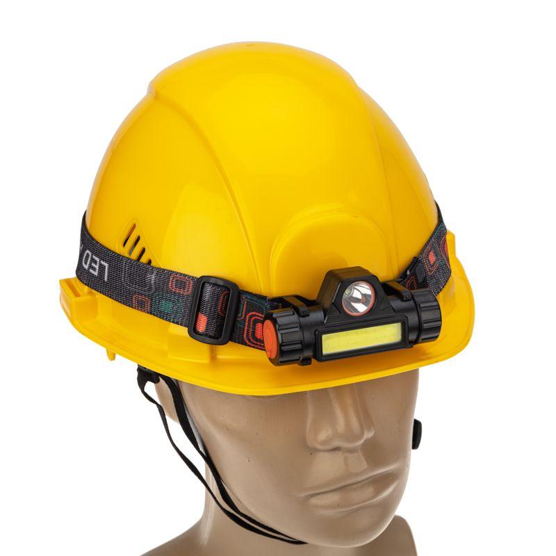 Фонарь-трансформер заряжаемый NEW AGE налобный/автомобильный с торцевым магнитом 3 режима работы регулируемый поворот быстрый съем фонаря с ремня 2000 мАч Rexant 75-7839